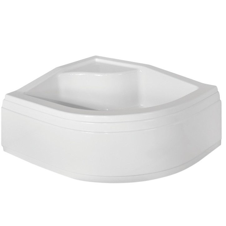 Receveur de douche MAXY asymétrique côté droit 100x80 cm et 120x85 cm blanc