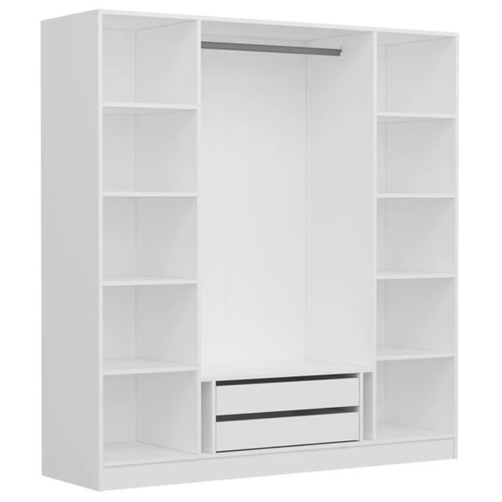 KALE kast wit 180x52x210 cm
