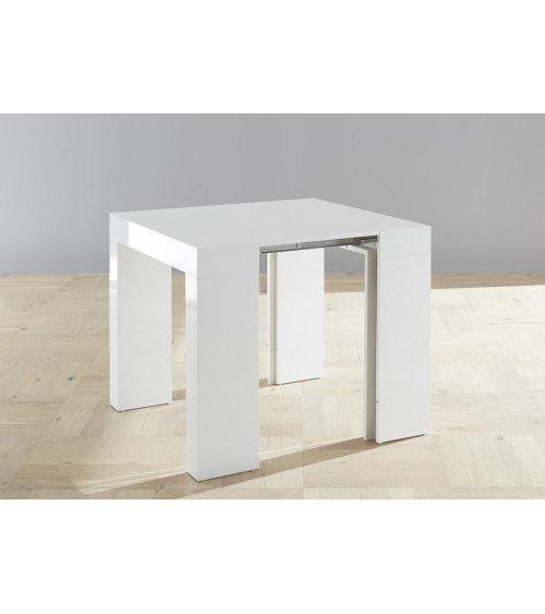 Tavolo / console allungabile FRANCESCA bianco 46x78x90cm