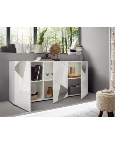 Dressoir VITTORIA wit laqué 181 cm