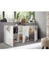 Buffet VITTORIA blanc laqué 181 cm