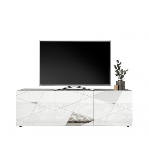 Mueble TV VITTORIA blanco lacado 181 cm