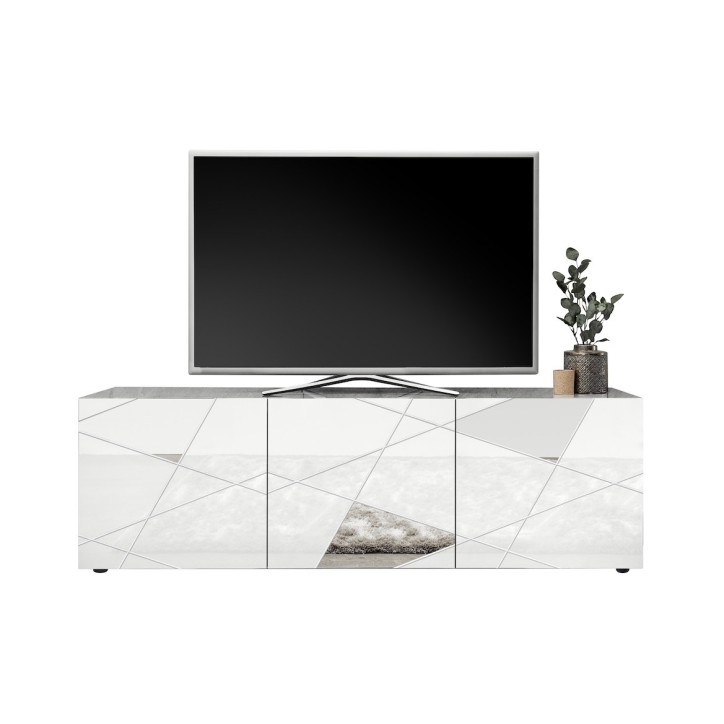 Mueble TV VITTORIA blanco lacado 181 cm
