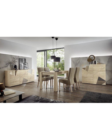 Comedor completo VITTORIA blanco lacado