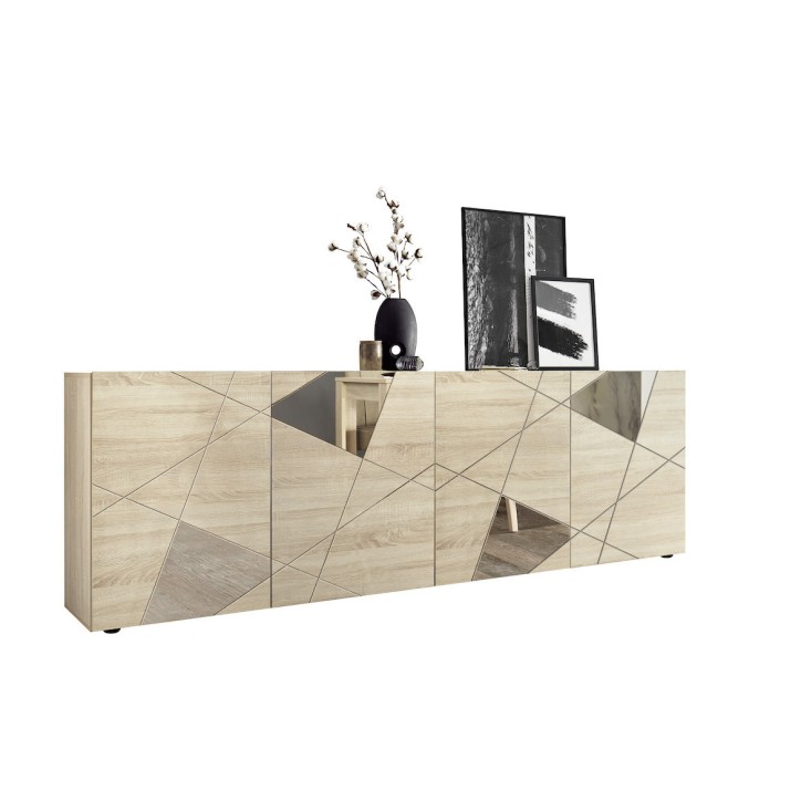 VITTORIA dressoir Sonoma eik 241 cm VITTORIA dressoir Sonoma eik 241 cm