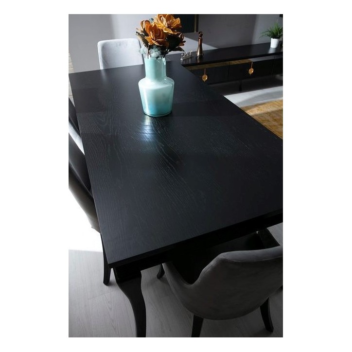 Salle à manger KEOPS Noir et doré Salle à manger KEOPS Noir et doré