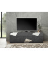 Meuble TV VITTORIA gris anthracite 181 cm