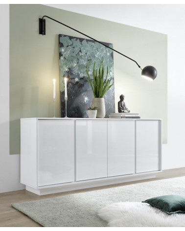 Comedor completo ICE blanco lacado