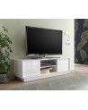 Conjunto mueble TV y armario ICE blanco lacado