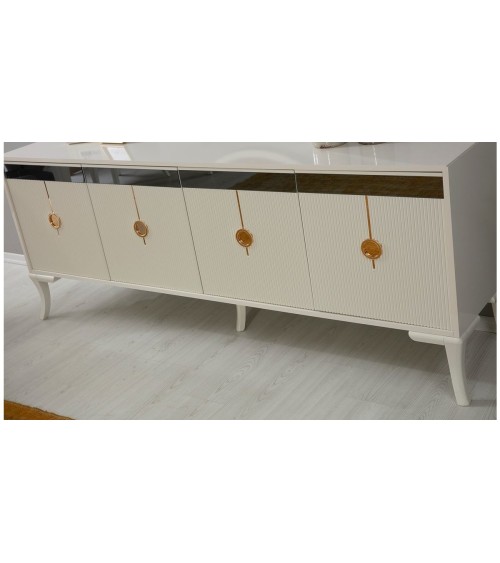 Salle à manger KEOPS Blanc et doré