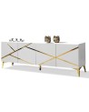 Buffet DIAMOND BLANC 4 portes 220 cm