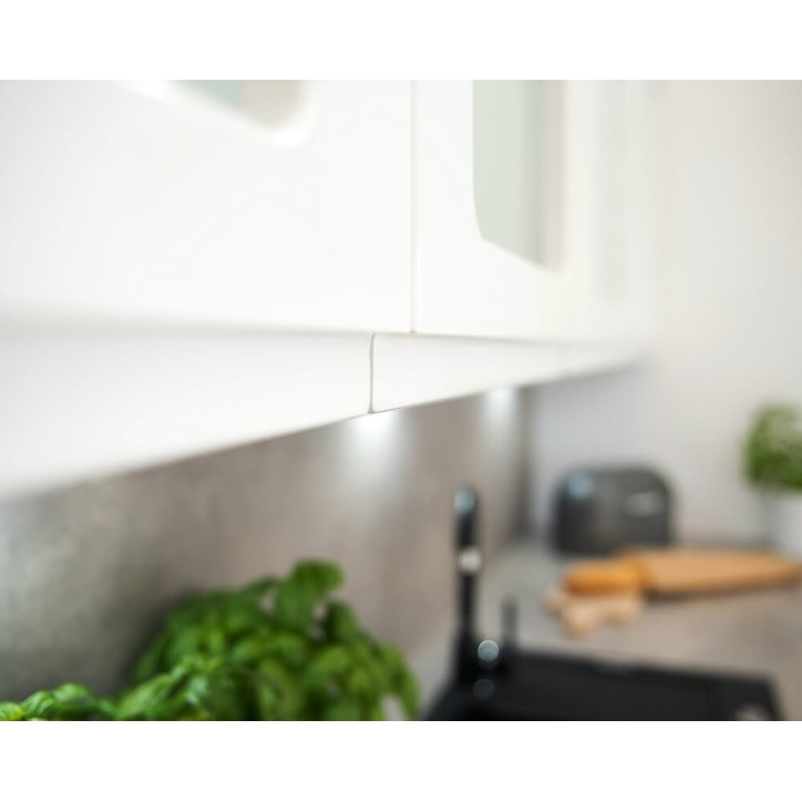 Ensemble Cuisine LIVIA TREND LINE blanc-bois 210 cm
