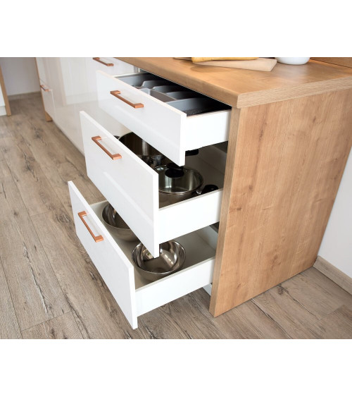 OSCAR TREND LINE wit 290 cm keukenset