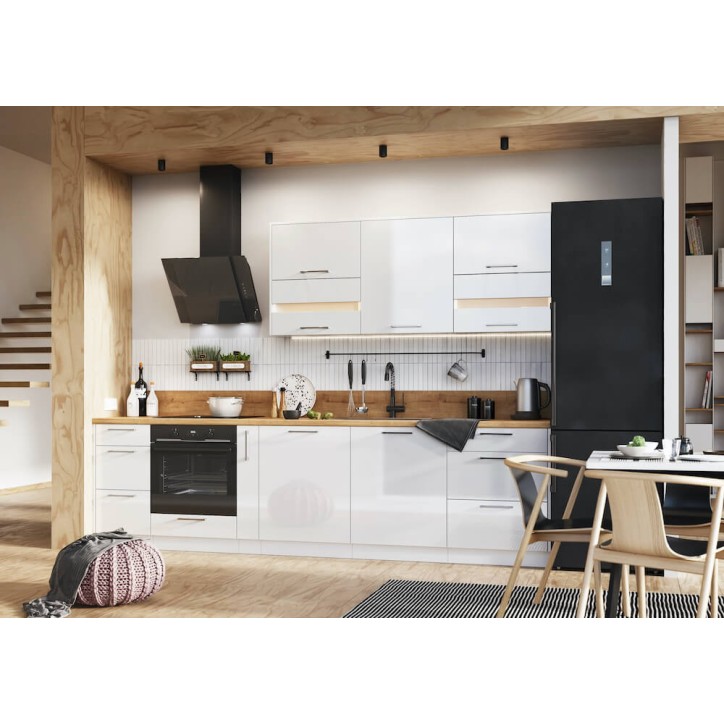 Set da cucina OSCAR TREND LINE bianco 290 cm