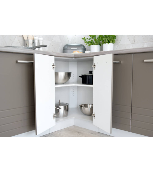 Keukenset PAULA CLASSIC LINE mat grijs 210 cm