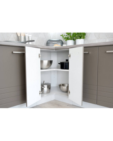 Keukenset PAULA CLASSIC LINE mat grijs 210 cm