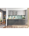 Ensemble Cuisine PAULA CLASSIC LINE gris mat 210 cm