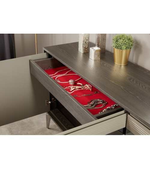 Salle à manger SOHO noyer foncé et crème