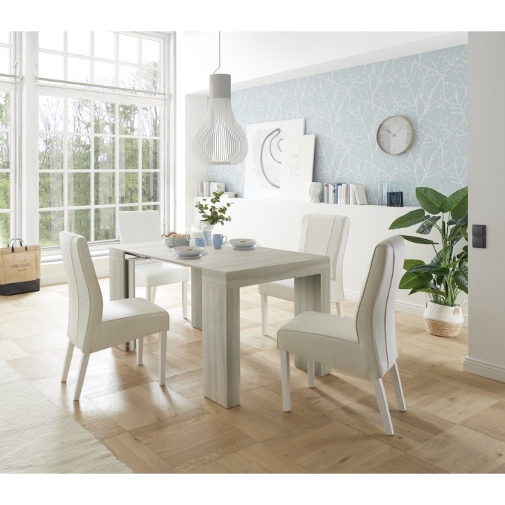 Tavolo / console allungabile FRANCESCA in olmo 46x78x90cm
