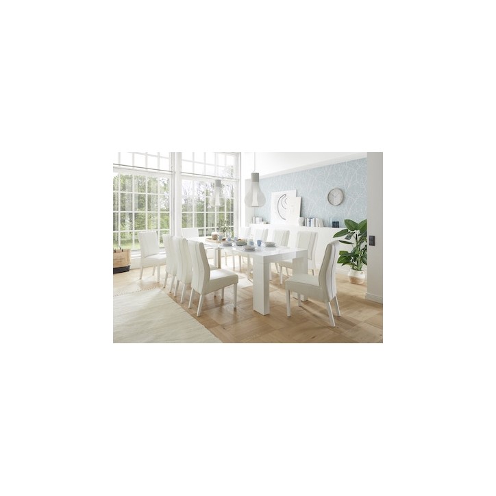 FRANCESCA mesa extensível / consola branca 46x78x90cm FRANCESCA mesa extensível / consola branca 46x78x90cm