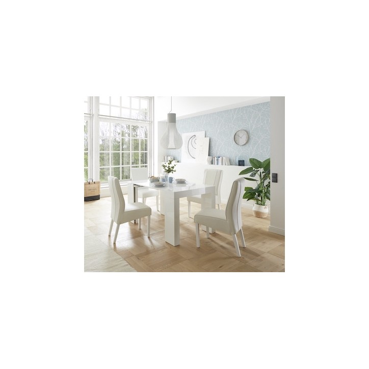 Tavolo / console allungabile FRANCESCA bianco 46x78x90cm Tavolo / console allungabile FRANCESCA bianco 46x78x90cm