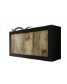Buffet BASIC 3 portes noir mat/pero 160 cm