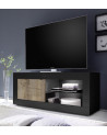 Meuble TV BASIC noir mat/pero 102 x 162 x 43 cm