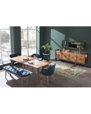 Salle à manger CURVE noyer