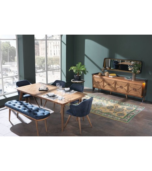 Salle à manger CURVE noyer