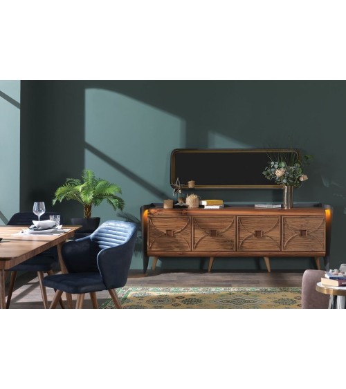 Salle à manger CURVE noyer