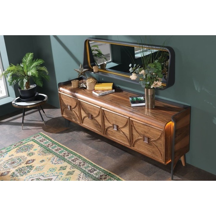 Salle à manger CURVE noyer