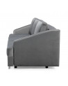 Canapé convertible BUCCO 3DL gris 225 cm