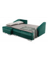 Divano letto angolare BUCCO verde 225 x 160 cm