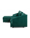 Divano letto angolare BUCCO verde 225 x 160 cm