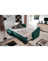 Canapé d'angle convertible BUCCO vert 225 x 160 cm