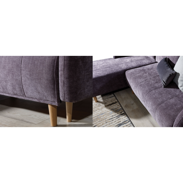 Divano letto angolare DOMI L 230 x 163 cm