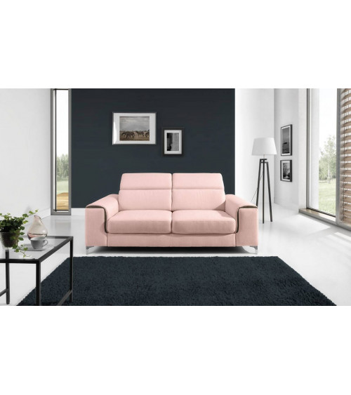 Canapé GENOVA 2 rose 176 cm