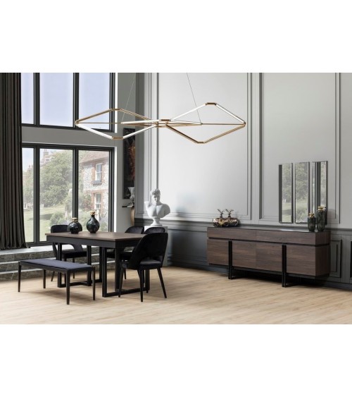 Salle à manger ARAL Bois - noir