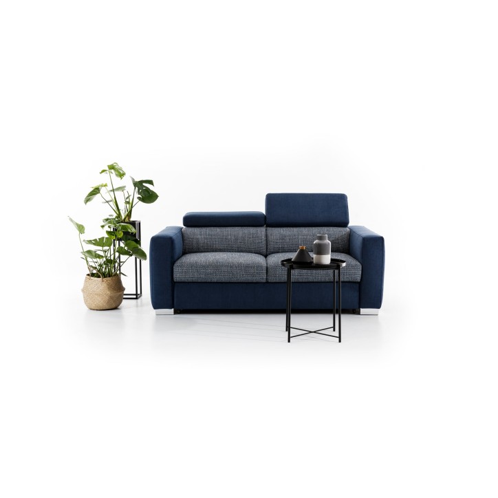 Bank VENTO 2 grijs-blauw 160 cm