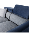 Bank VENTO 2 grijs-blauw 160 cm