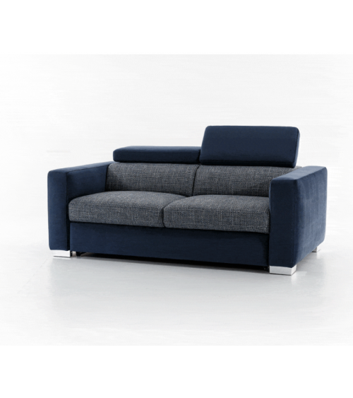 Canapé convertible VENTO 3 gris-bleu 190 cm