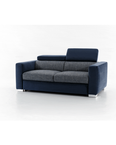 Divano trasformabile VENTO 3 grigio-blu 190 cm