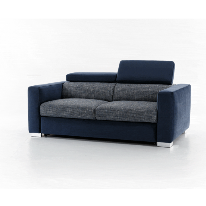 Sofá convertible VENTO 3 gris-azul 190 cm