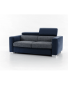 Divano trasformabile VENTO 3 grigio-blu 190 cm