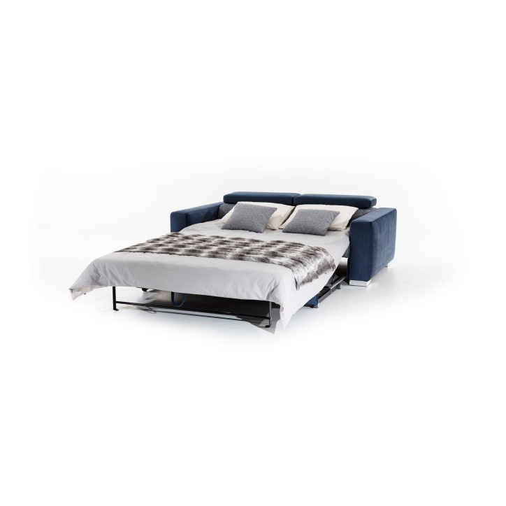 Canapé convertible VENTO 3 gris-bleu 190 cm