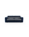 Canapé convertible VENTO 3 gris-bleu 190 cm