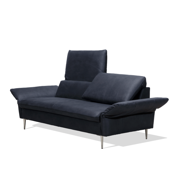 Sofa VINO 2,5 zwart 190 cm