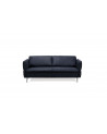 Sofá VINO 2,5 negro 190 cm