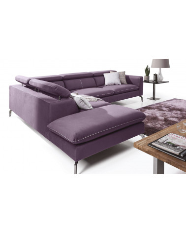 Divano angolare AREZZA viola 240 x 280 cm