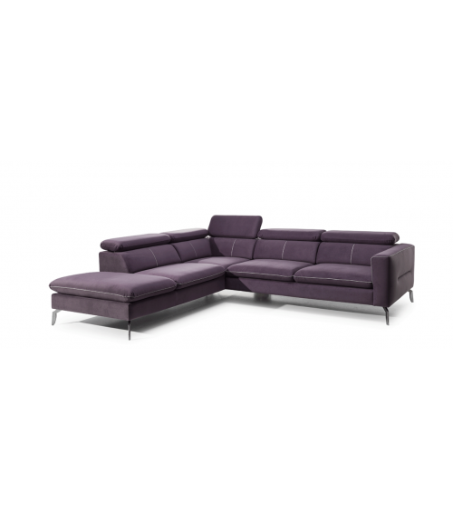 Divano angolare AREZZA viola 240 x 280 cm